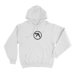 Aphex Twin Logo Unisex Hoodie White