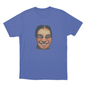 Aphex Twin Smile Unisex T Shirt Blue