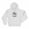 Aphex Twin Text Unisex Hoodie White