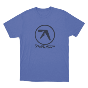 Aphex Twin Text Unisex T Shirt Blue
